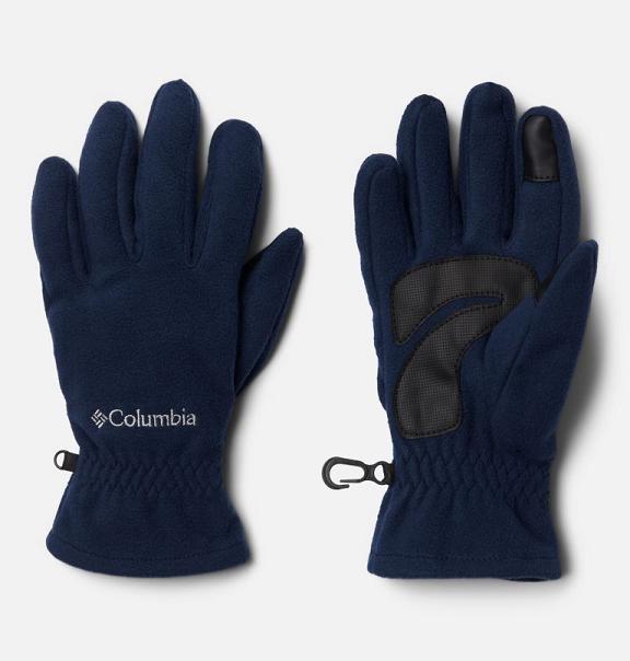 Columbia Thermarator Omni-Heat Gloves Navy For Men's NZ31845 New Zealand